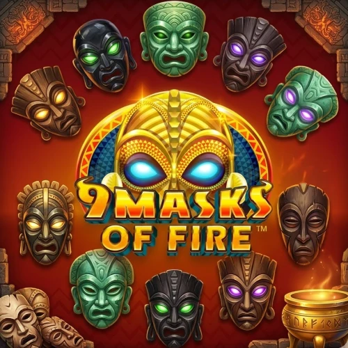 9 masks logo