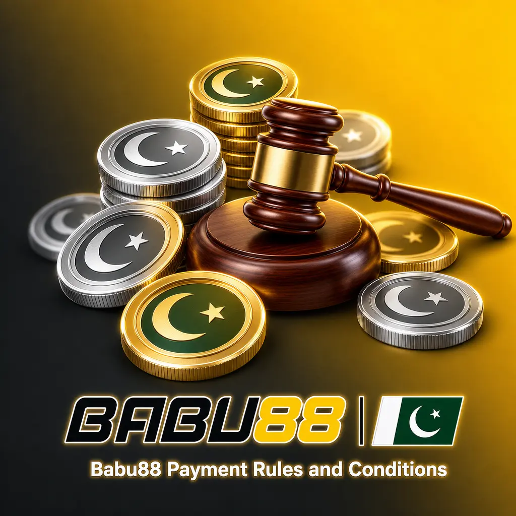 Babu88 payment rules covering deposits, withdrawals, verification, and transaction limits for players in Pakistan