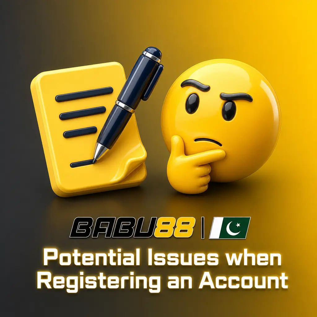 Babu88 registration issues and solutions including OTP errors, KYC rejection, and currency selection problems for Pakistani users