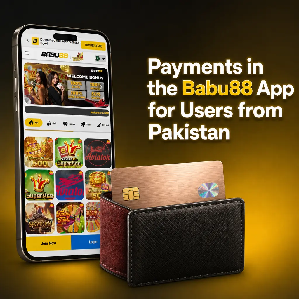 Babu88 app payment methods for Pakistan users including D-Pay, BizsPay, MegaPay, and Paykassma in PKR