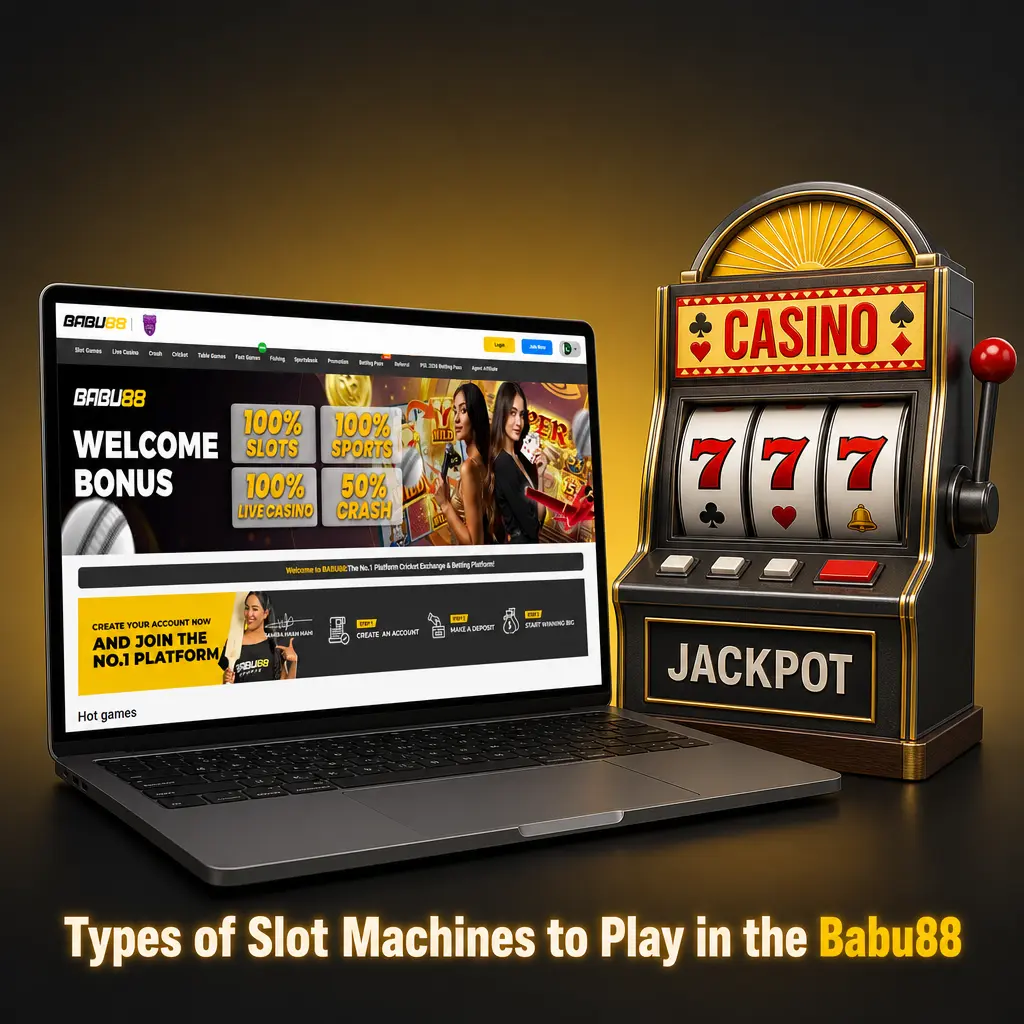 Babu88 slot machine categories including classic reels, video slots, jackpot games, crash titles, and fishing games for Pakistan players